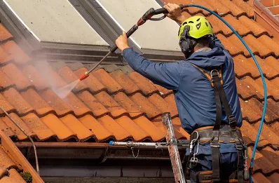 Démoussage et hydrofuge de toiture à Soulangis